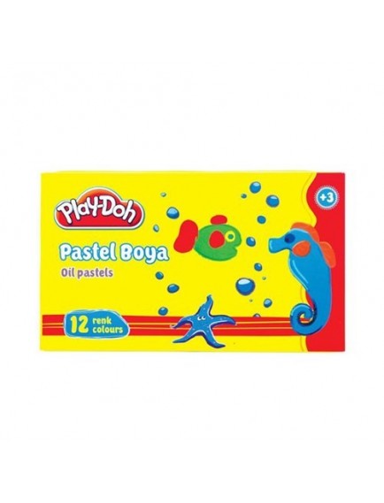 Play-Doh 12 Renk Pastel Boya Play-Pa002