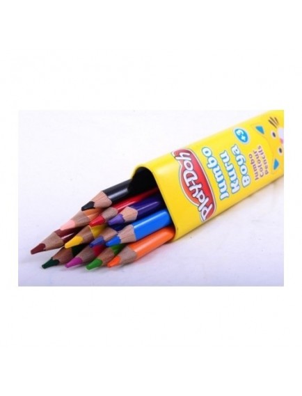 Play-Doh 12 Renk Üçgen Tüp Kuru Boya Play-Ku006