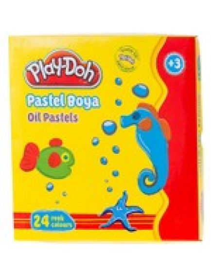 Play-Doh 24 Renk Pastel Boya Play-Pa004