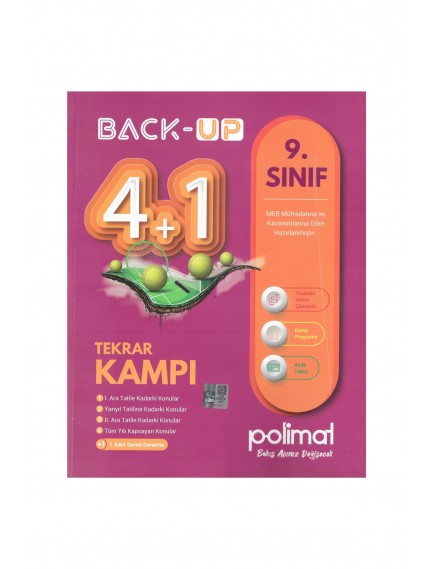 Polimat Yayınları 9. Sınıf Back-Up 4+1 Kamp Kitabı