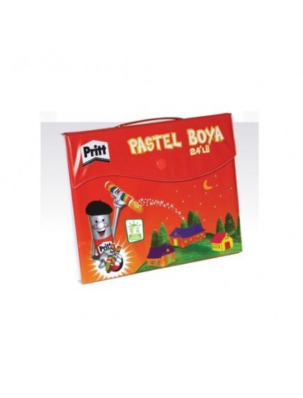 Pritt 18 Renk Çantalı Pastel Boya 1048063