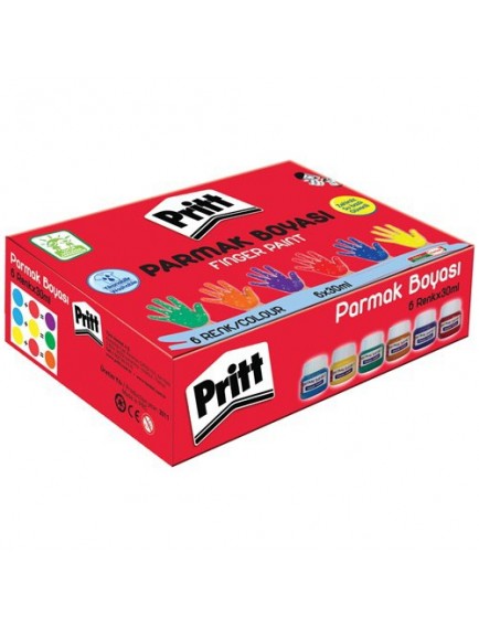 Pritt 6 Renk 30Ml Parmak Boyası 1221355