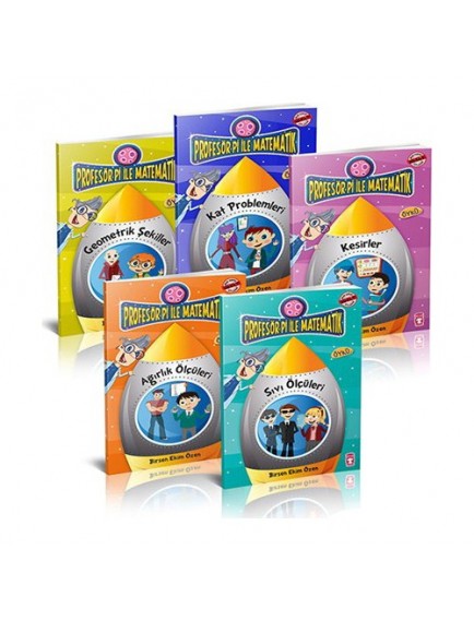 Profesör Pi İle Matematik 2 (5 Kitap) - Birsen Ekim Özen - Timaş Yayınları