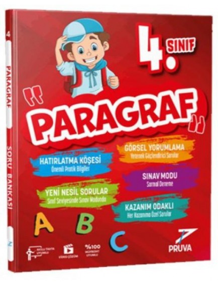 Pruva Yayınları 4.Sınıf Paragraf Soru Bankası