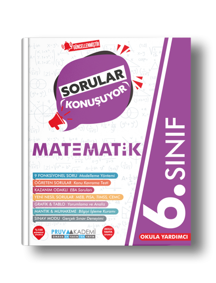 Pruva Yayınları 6. Sınıf Matematik Sorular Konuşuyor