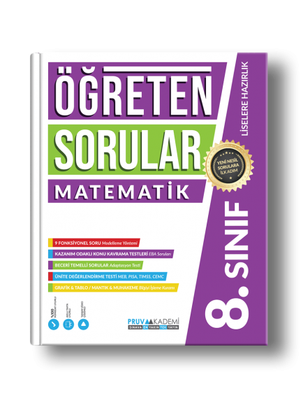 Pruva Yayınları 8. Sınıf Matematik Öğreten Sorular 