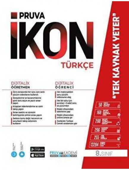 Pruva Yayınları 8. Sınıf Türkçe İkon