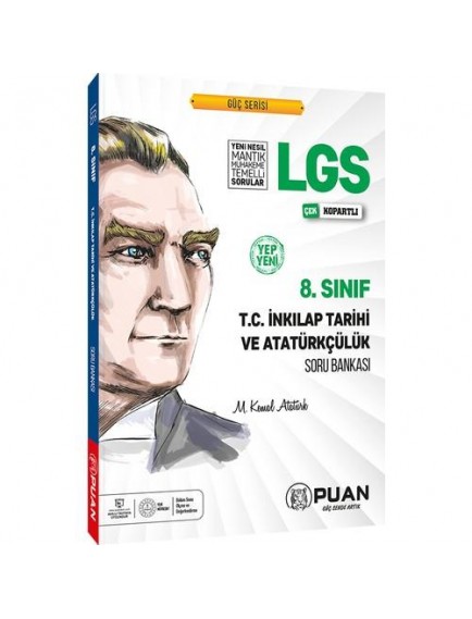 Puan Yayınları 8. Sınıf Lgs Güç Serisi T.C. İnkılap Tarihi Ve Atatürkçülük Soru Bankası