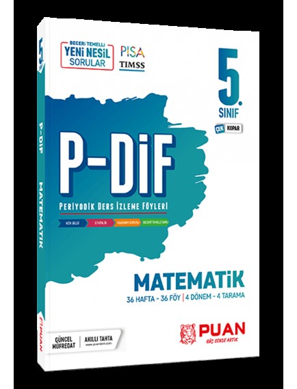 Puan Yayınları 5. Sınıf Matematik P-Dif