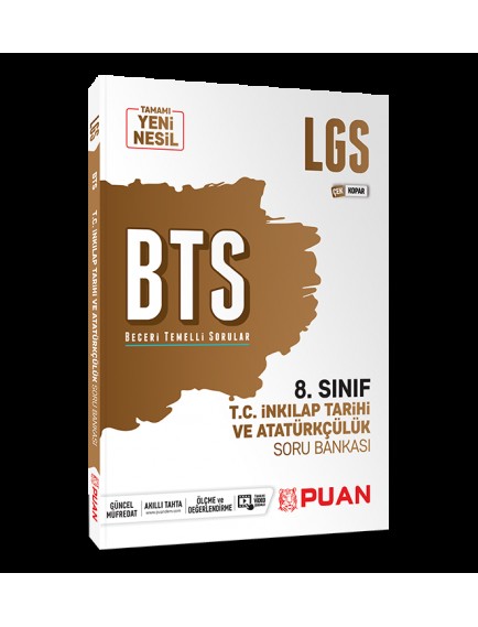 Puan Yayınları 8. Sınıf T.C İnkılap Tarihi Soru Bankası