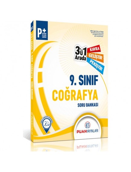 Puan Yayınları 9. Sınıf Coğrafya 3'Ü 1 Arada Soru Bankası