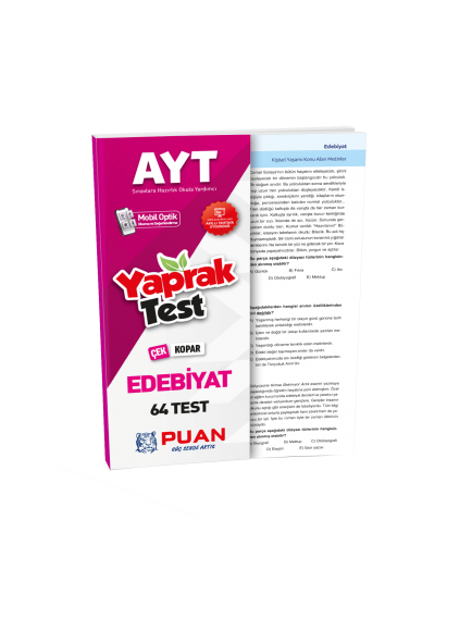 Puan Yayınları Ayt Edebiyat Çek Kopart Test