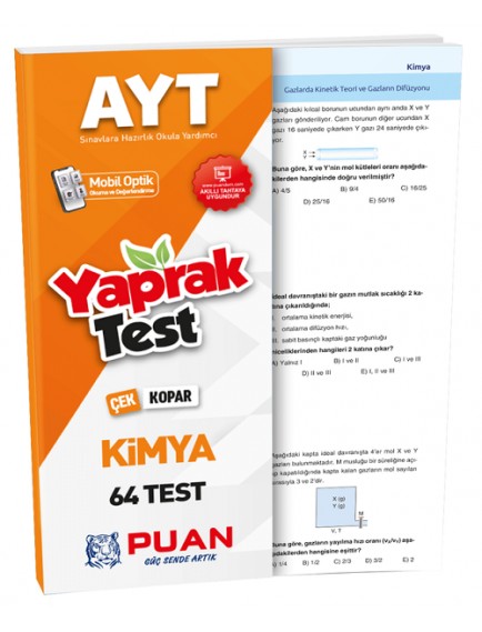 Puan Yayınları Ayt Kimya Çek Kopart Test