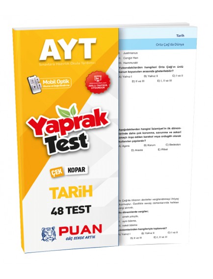 Puan Yayınları Ayt Tarih Çek Kopart Test