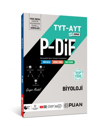 Puan Yayınları Tyt-Ayt Biyoloji P-Dif Konu Anlatımlı