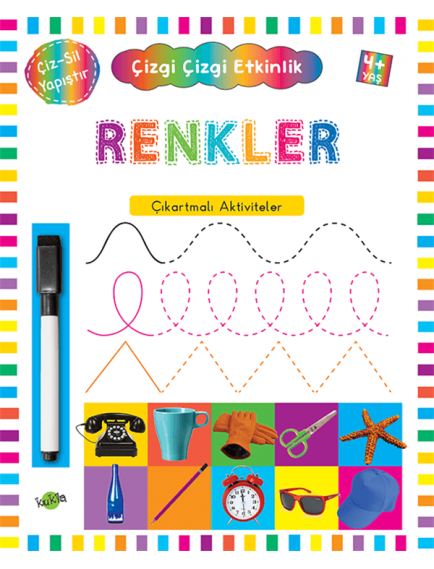 Renkler / Çıkartmalı Aktiviteler 4+ Yaş - Kolektif - Kukla Yayınları