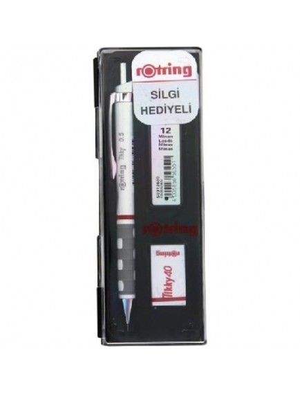 Rotring Tikky Mekanik Kurşun Kalem Okul Seti 0.5 Beyaz