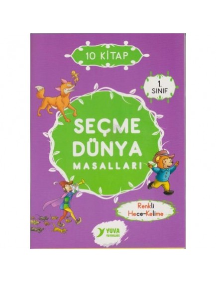 Seçme Dünya Masalları 1. Sınıf (10 Kitap) - Kolektif - Yuva Yayınları