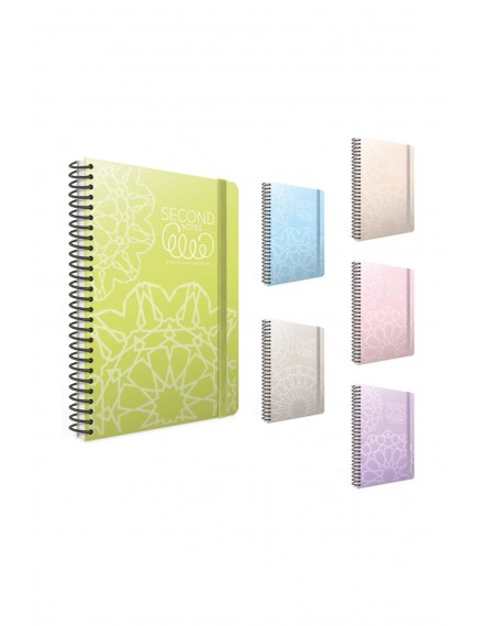 Gıpta 80 Yaprak 17X24 Second Spiralli Plastik Kapk Kareli Defter 3747