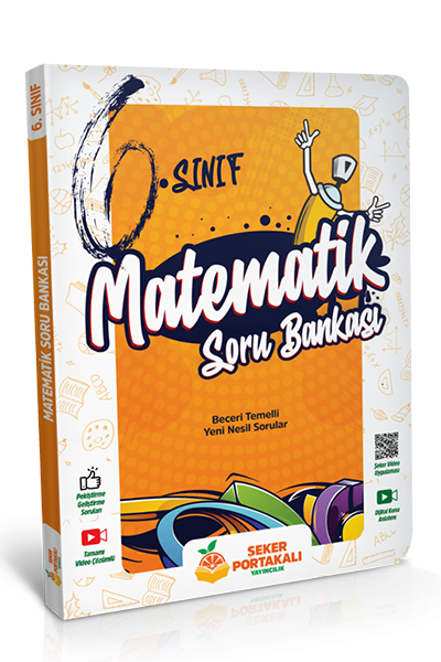 Şeker Portakalı Yayınları 6. Sınıf Matematik Soru Bankası