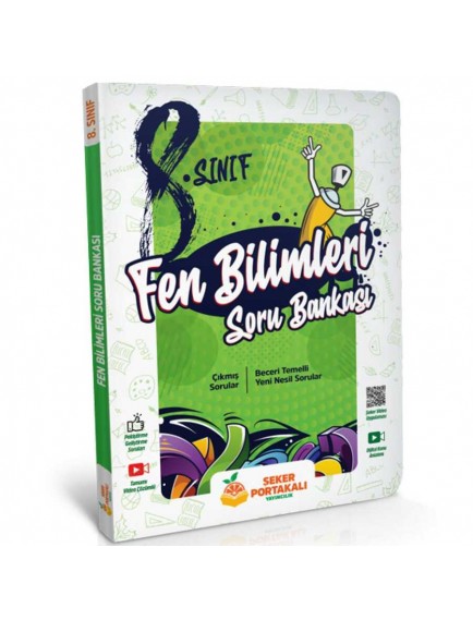 Şeker Portakalı Yayınları 8. Sınıf Fen Bilimleri Soru Bankası