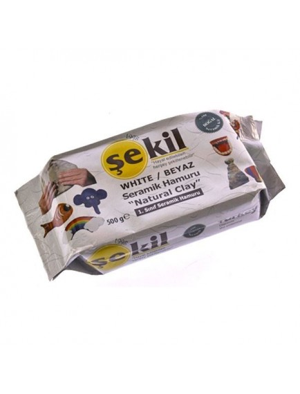 Şekil Terra Kil Seramik Hamuru Beyaz 