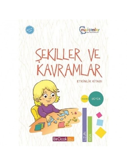 Şekiller ve Kavramlar Etkinlik Kitabı (48+ Ay) - Fatma İşler - Bir Ocak Yayınları