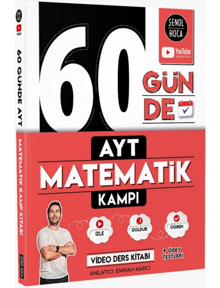 Şenol Hoca Yayınları Ayt Matematik 60 Günde Kampı 