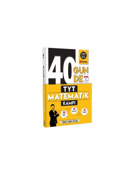 Şenol Hoca Yayınları Tyt Matematik 40 Günde Kamp Kitabı 