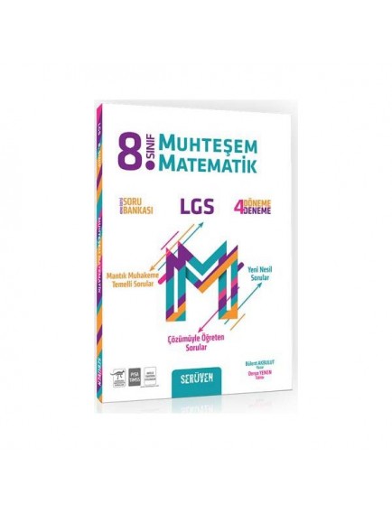 Serüven Yayınları 8. Sınıf Matematik Konu Özetli Soru Bankası