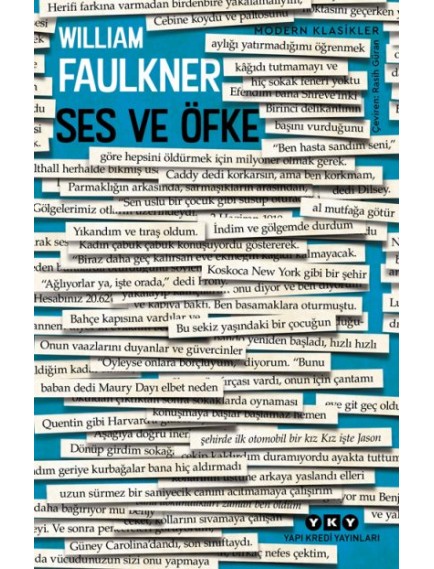 Ses Ve Öfke - William Faulkner - Yapı Kredi Yayınları
