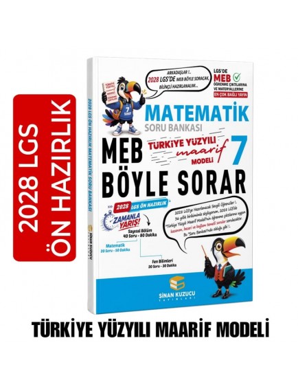 Sinan Kuzucu Yayınları 7.Sınıf Matematik Soru Bankası(27)
