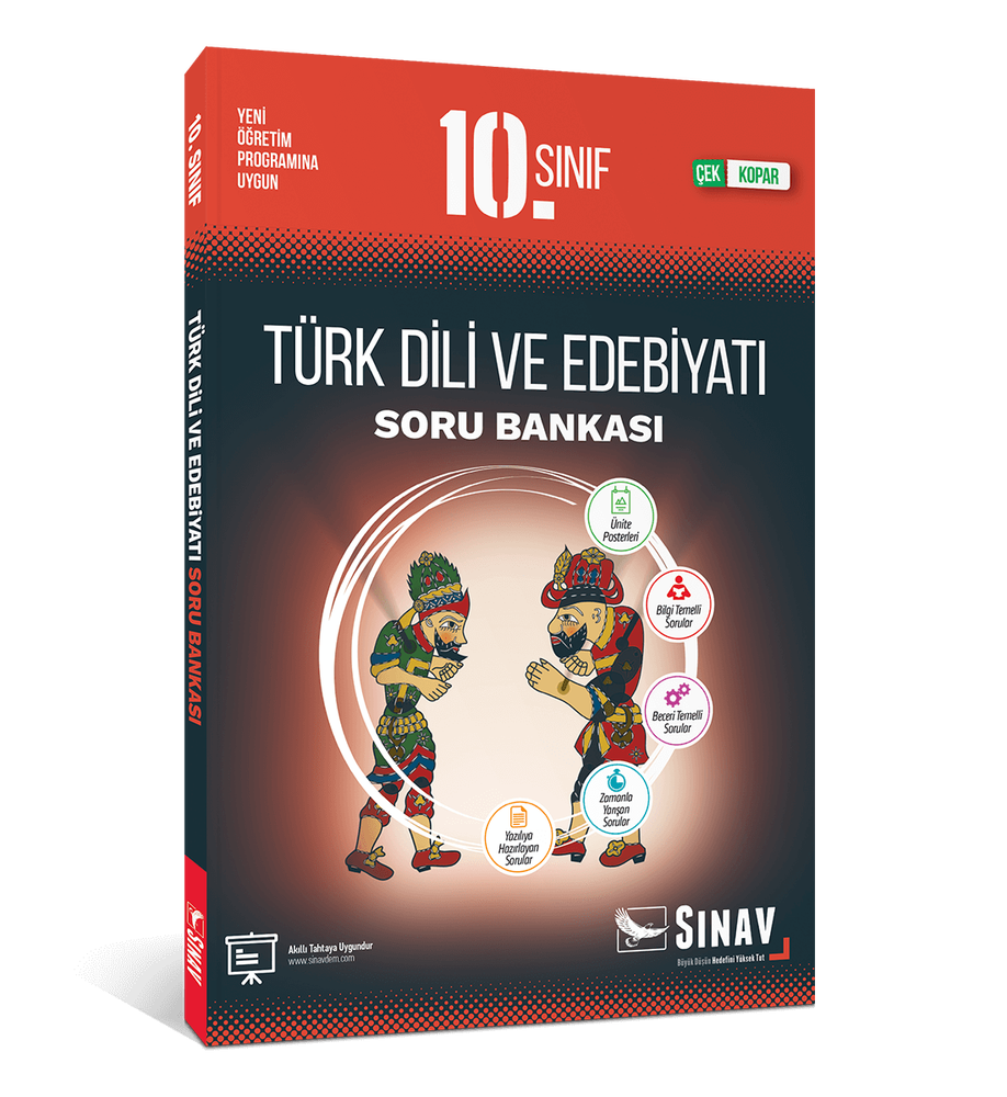 Sınav Yayınları 10. Sınıf Türk Dili Edebiyat Soru Bankası Çek Kopar