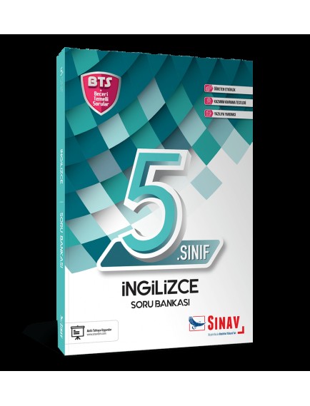 Sınav Yayınları 5. Sınıf İngilizce Soru Bankası (Bts)