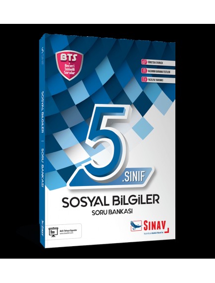 Sınav Yayınları 5. Sınıf Sosyal Bilgiler Soru Bankası (Bts)