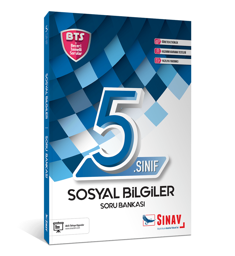 Sınav Yayınları 5. Sınıf Sosyal Bilgiler Soru Bankası (Bts)