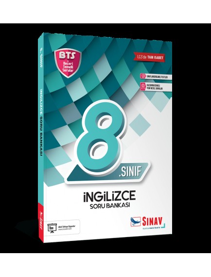 Sınav Yayınları 8. Sınıf İngilizce Soru Bankası Bts