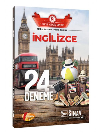 Sınav Yayınları 8. Sınıf Lgs İngilizce 24'Lü Deneme