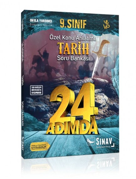 Sınav Yayınları 9. Sınıf Tarih 24 Adımda Soru Bankası