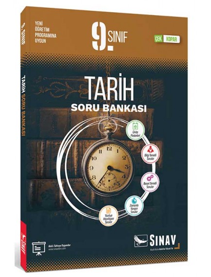 Sınav Yayınları 9. Sınıf Tarih Soru Bankası Çek Kopar