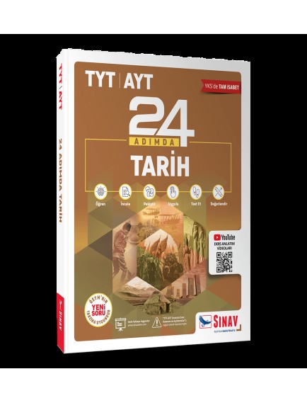 Sınav Yayınları Tyt-Ayt Tarih 24 Adımda