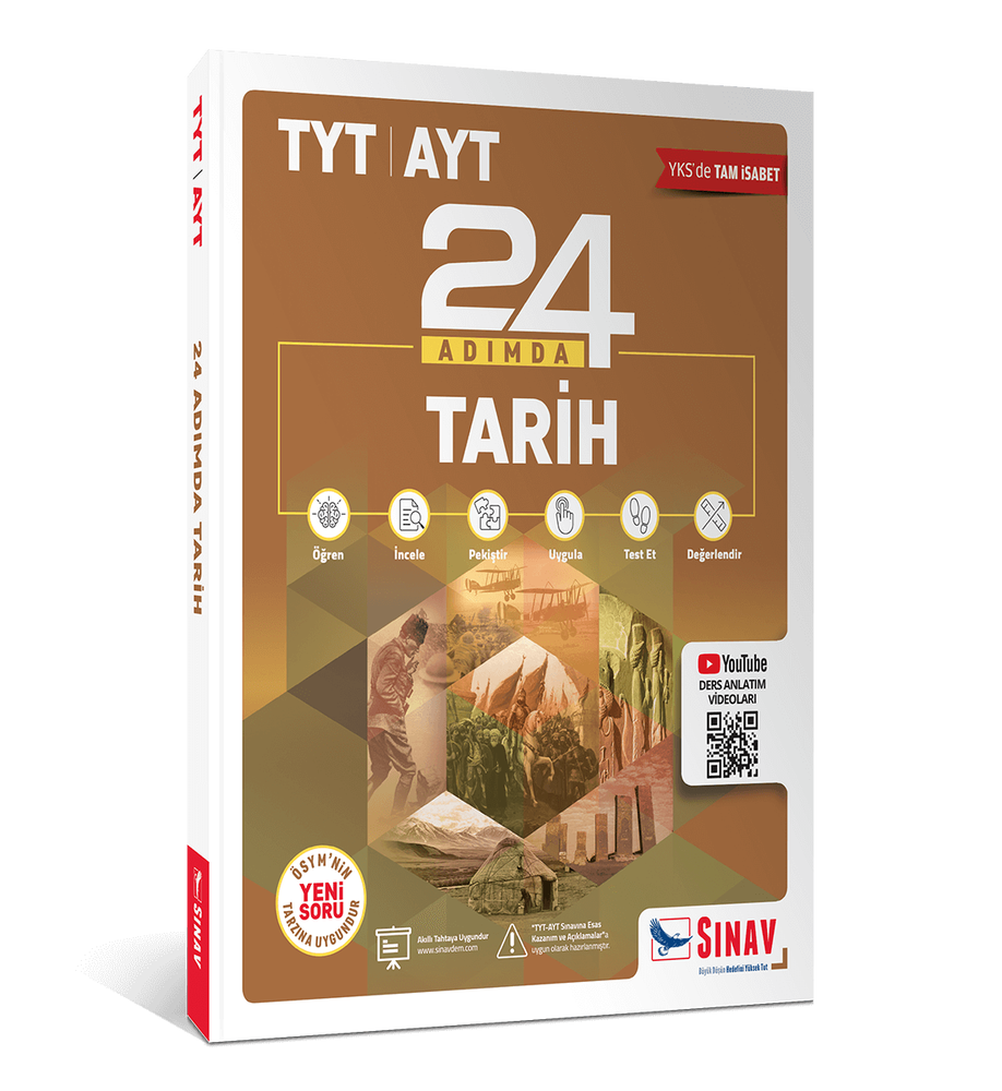 Sınav Yayınları Tyt-Ayt Tarih 24 Adımda