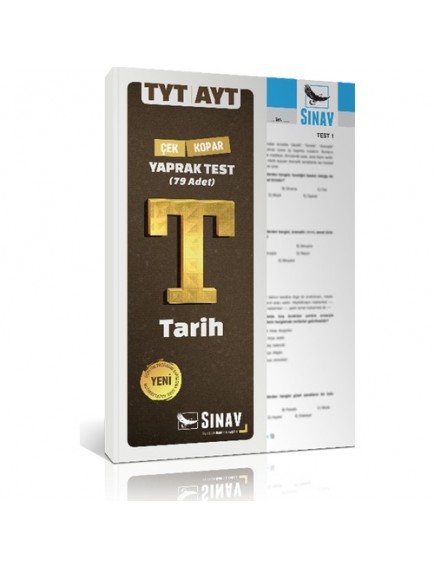 Sınav Yayınları TYT-AYT Tarih Yaprak Test