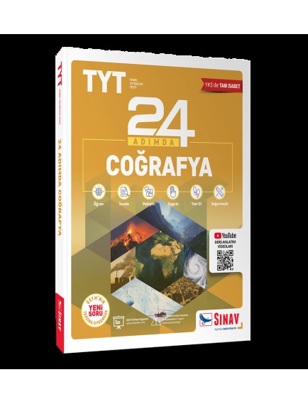 Sınav Yayınları Tyt Coğrafya 24 Adımda