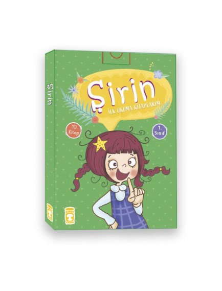 Şirin İlk Okuma Kitaplarım 1. Sınıf (10 Kitap) - Birsen Ekim Özen - Timaş Yayınları
