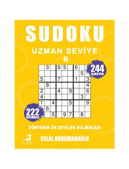 Sudoku Uzman Seviye 6 - Celal Kodamanoğlu - Olimpos Yayınları