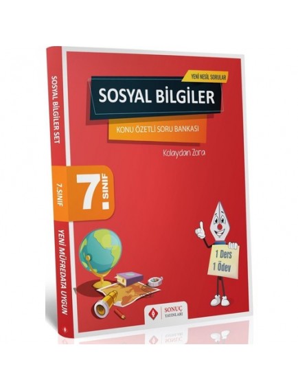 Sonuç Yayınları 7. Sınıf Sosyal Bilgiler Konu Özetli Soru Bankası