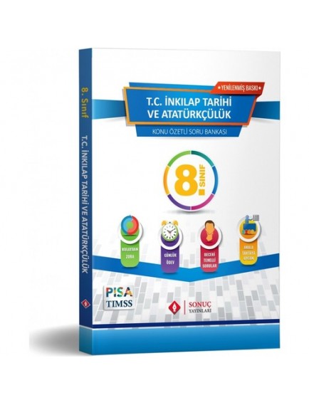 Sonuç Yayınları 8. Sınıf T.C İnkılap Tarihi Konu Özetli Soru Bankası