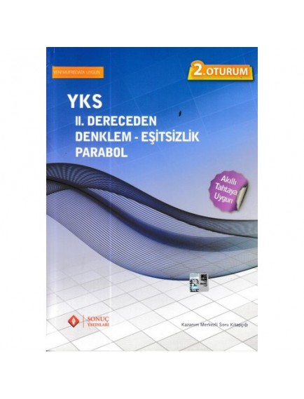 Sonuç Yayınları Ayt İkinci Dereceden Denklem-Eşitsizlik-Parabol