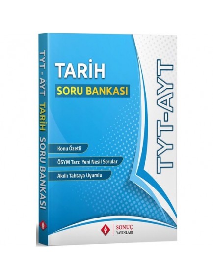 Sonuç Yayınları Tyt-Ayt Tarih Soru Bankası